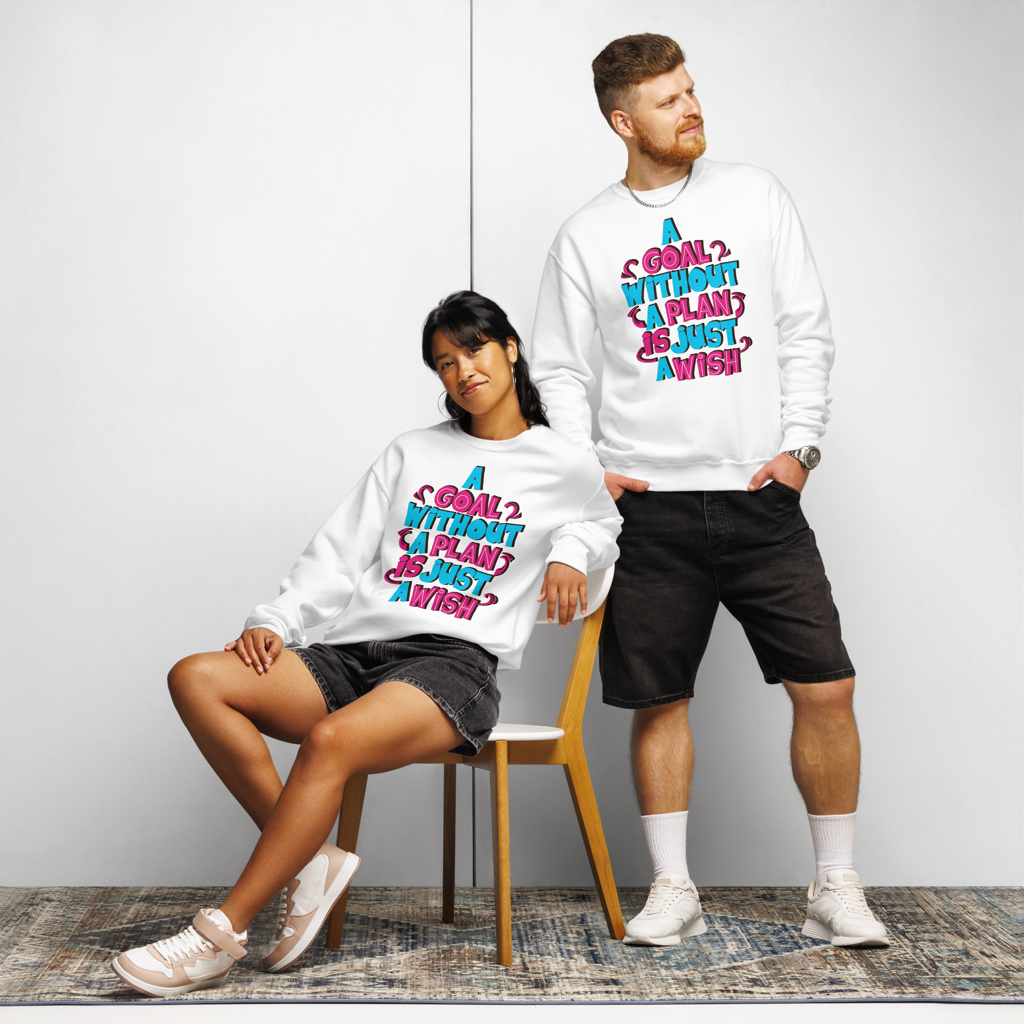 Crew neck sweatshirt