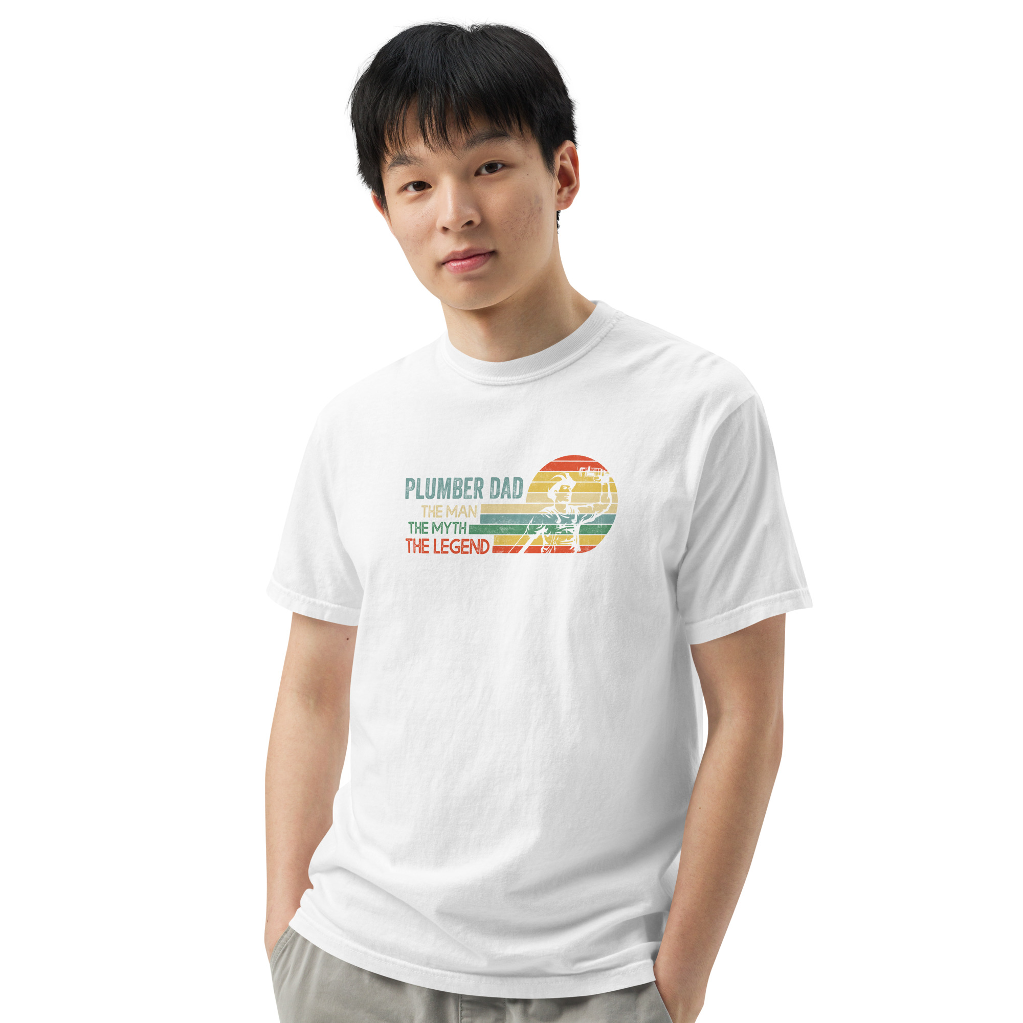 Unisex garment-dyed heavyweight t-shirt - Image 3