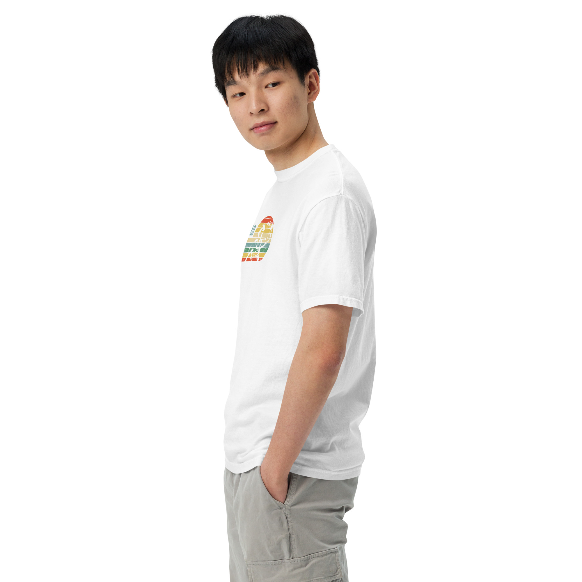 Unisex garment-dyed heavyweight t-shirt - Image 5