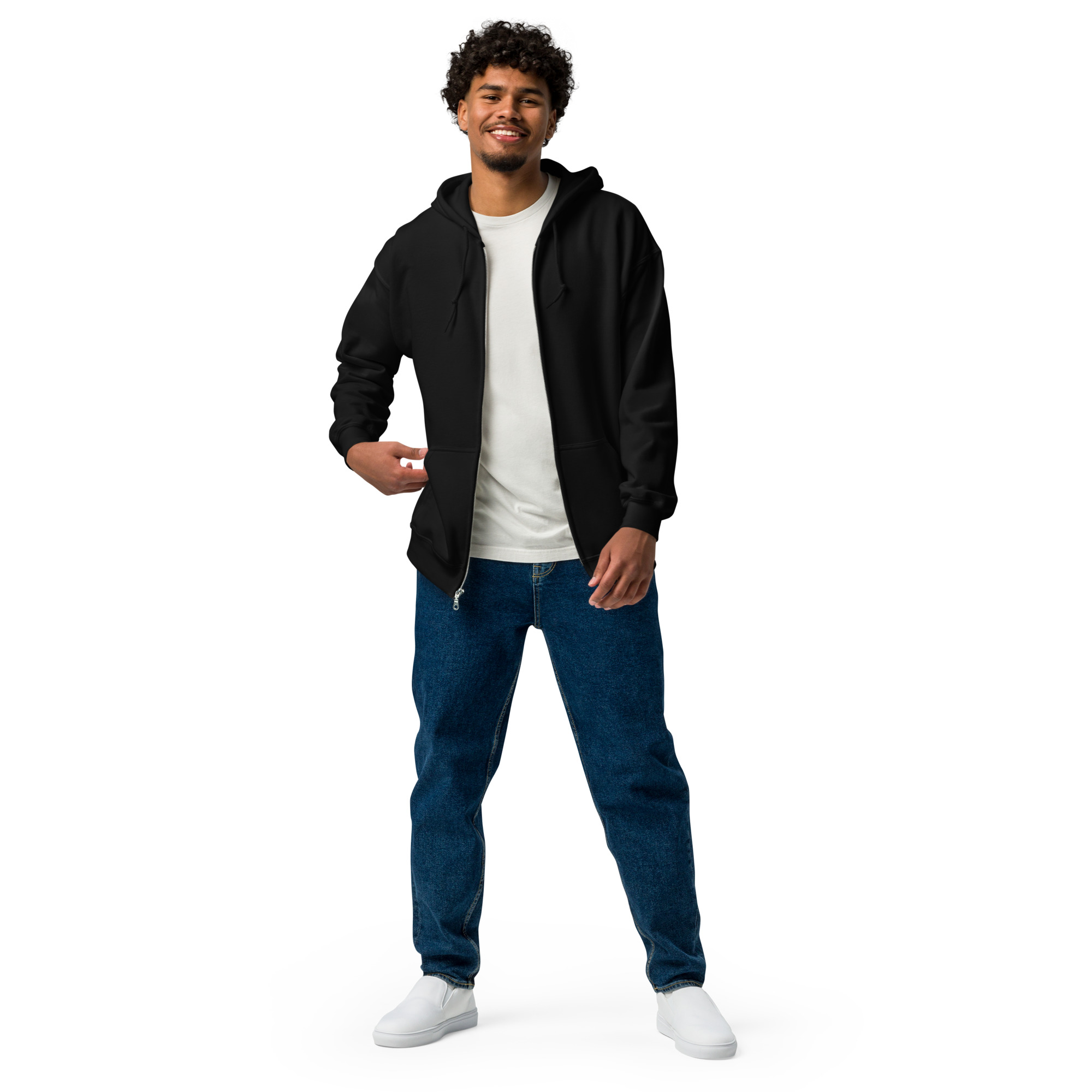 Unisex heavy blend zip hoodie - Image 2